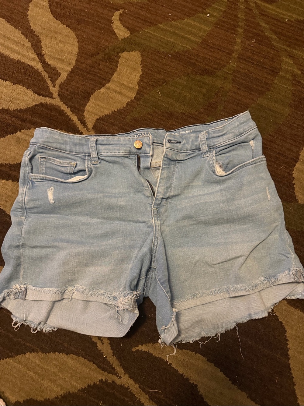 Arizona Jean Company Light Blue Denim Cutoff Shorts